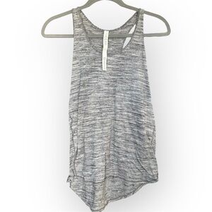 Lululemon Gray and white athletic tank top#athleticwear